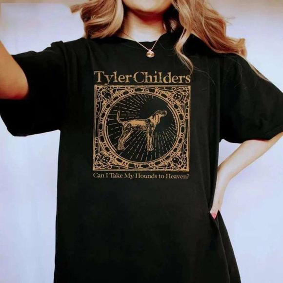 Tyler Childers Can I Take My Hounds To Heaven Album Graphics T-Shirt - Picture 1 of 4